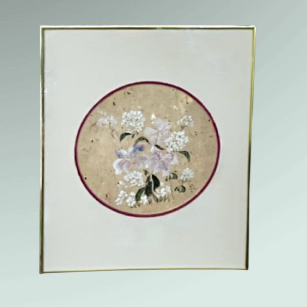 Charlette Fung Miller Original Watercolor Signed Rice Paper
